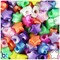 BeadTin Pearl Mix 13mm Star Plastic Pony Beads (250pcs)